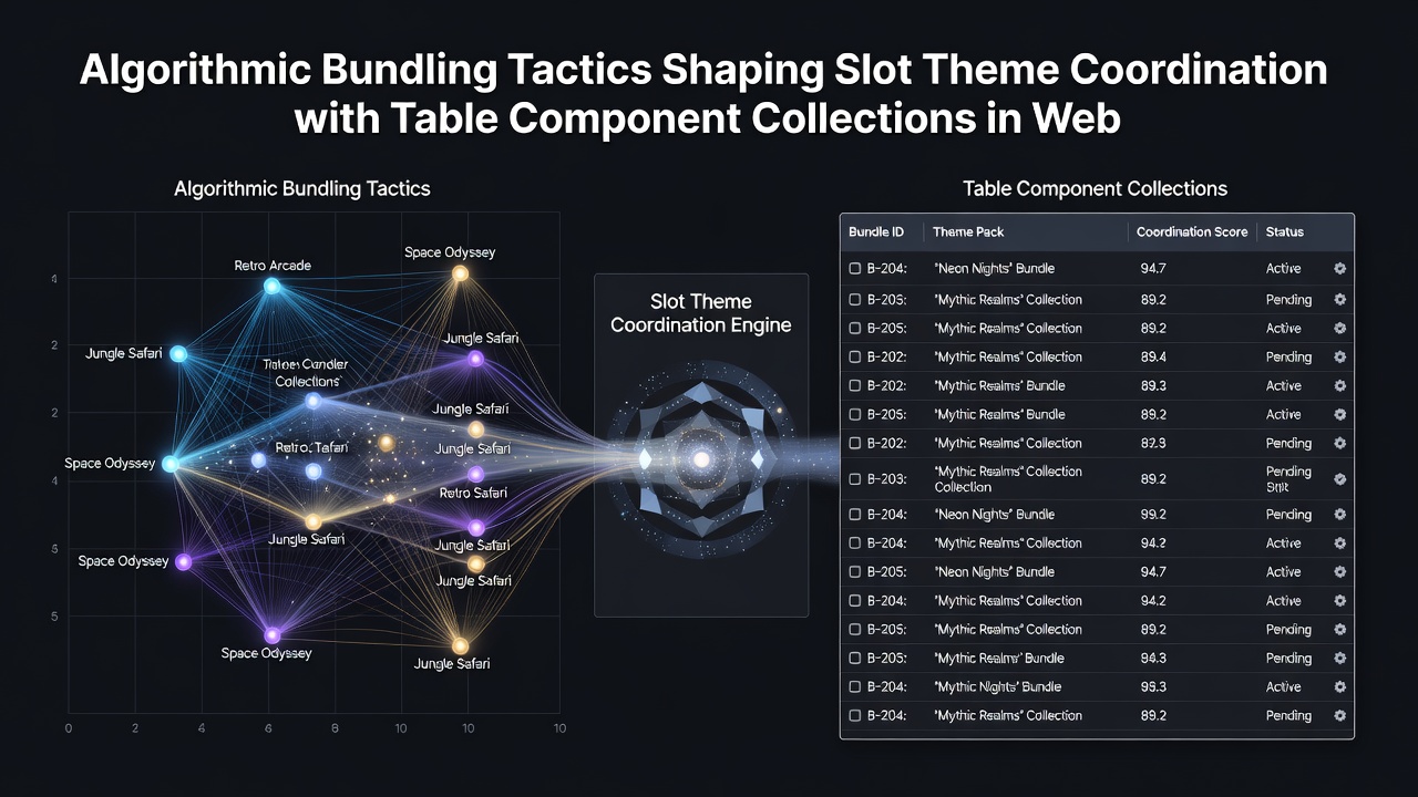 Web retail dashboard showing algorithmic bundle suggestions for gaming themes and components