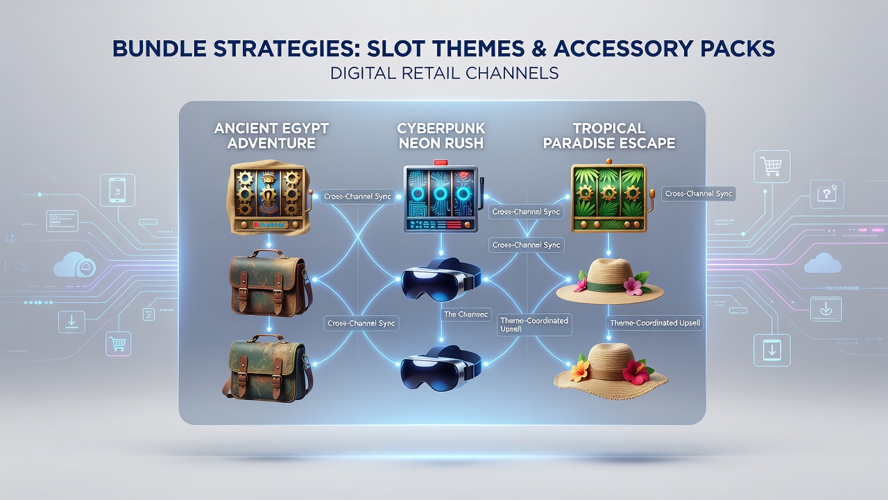Close-up view of bundled gaming accessories featuring slot-inspired chip designs and coordinated storage solutions