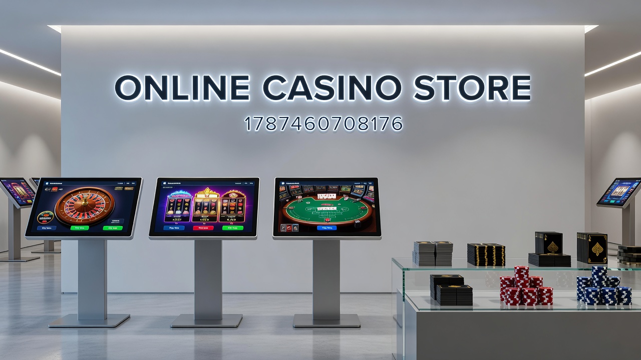 Warehouse and shipping operations supporting an online casino store with packaged gaming equipment ready for distribution