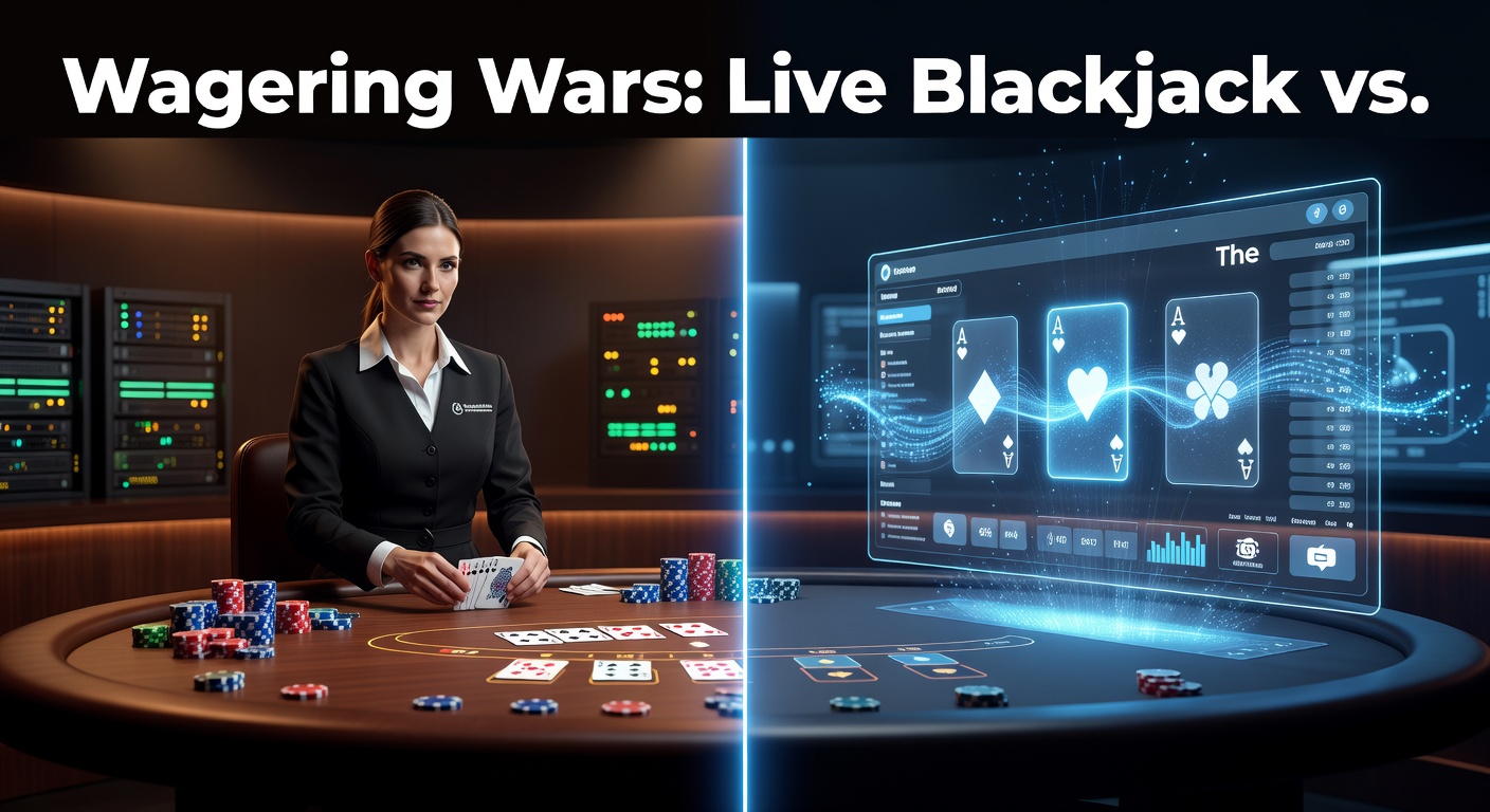 Dynamic live dealer blackjack table with cards in action and players engaged via video stream